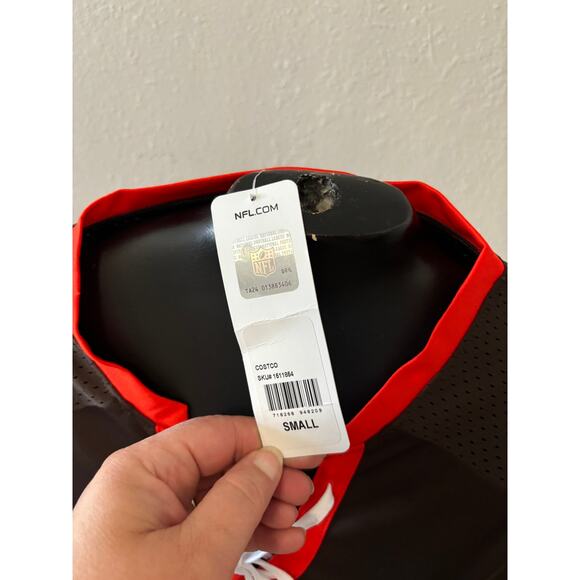 Cleveland Browns Women's Athena Lace-Up Top - Brown Size Small New - Picture 4 of 4